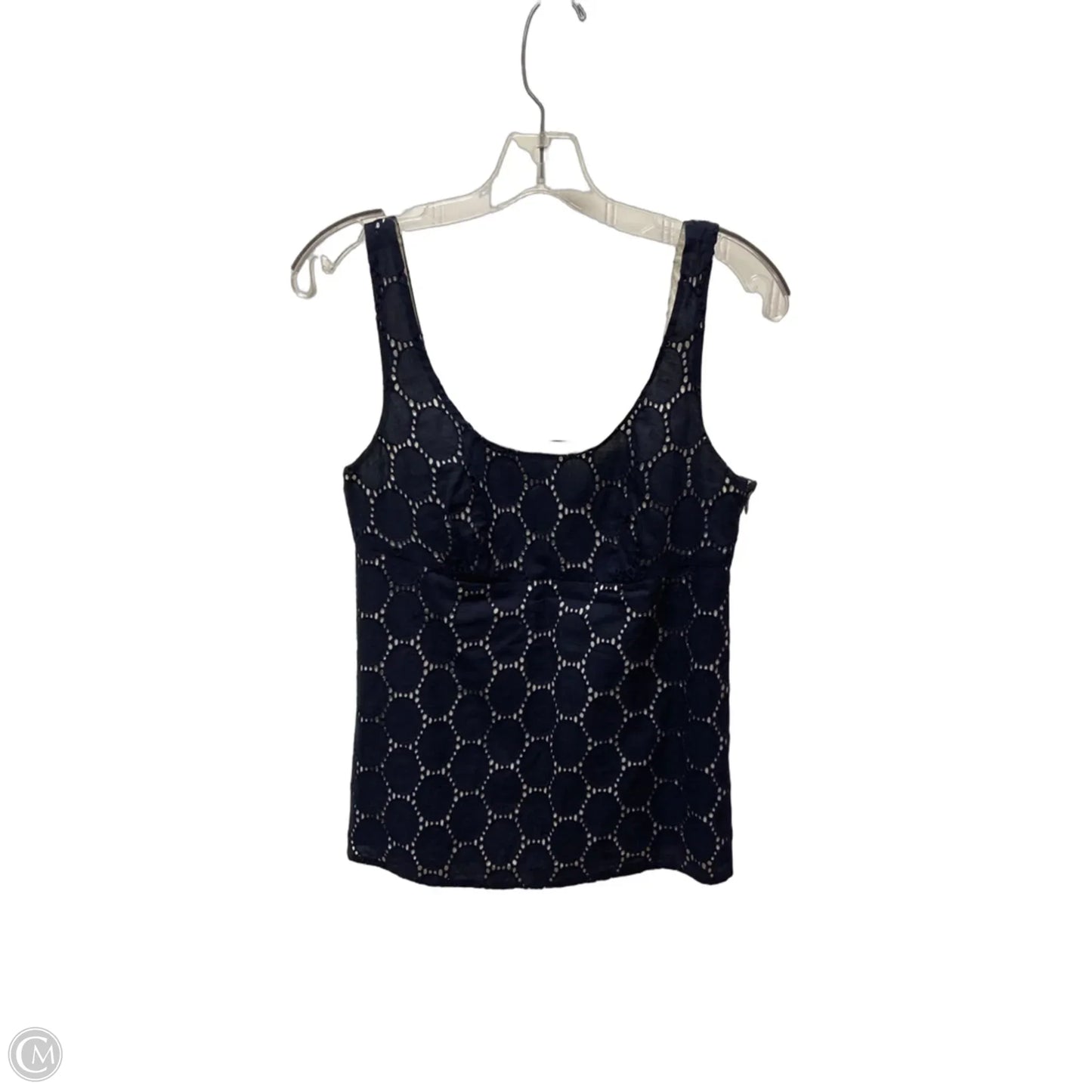 Top Sleeveless By Loft In Blue, Size: S