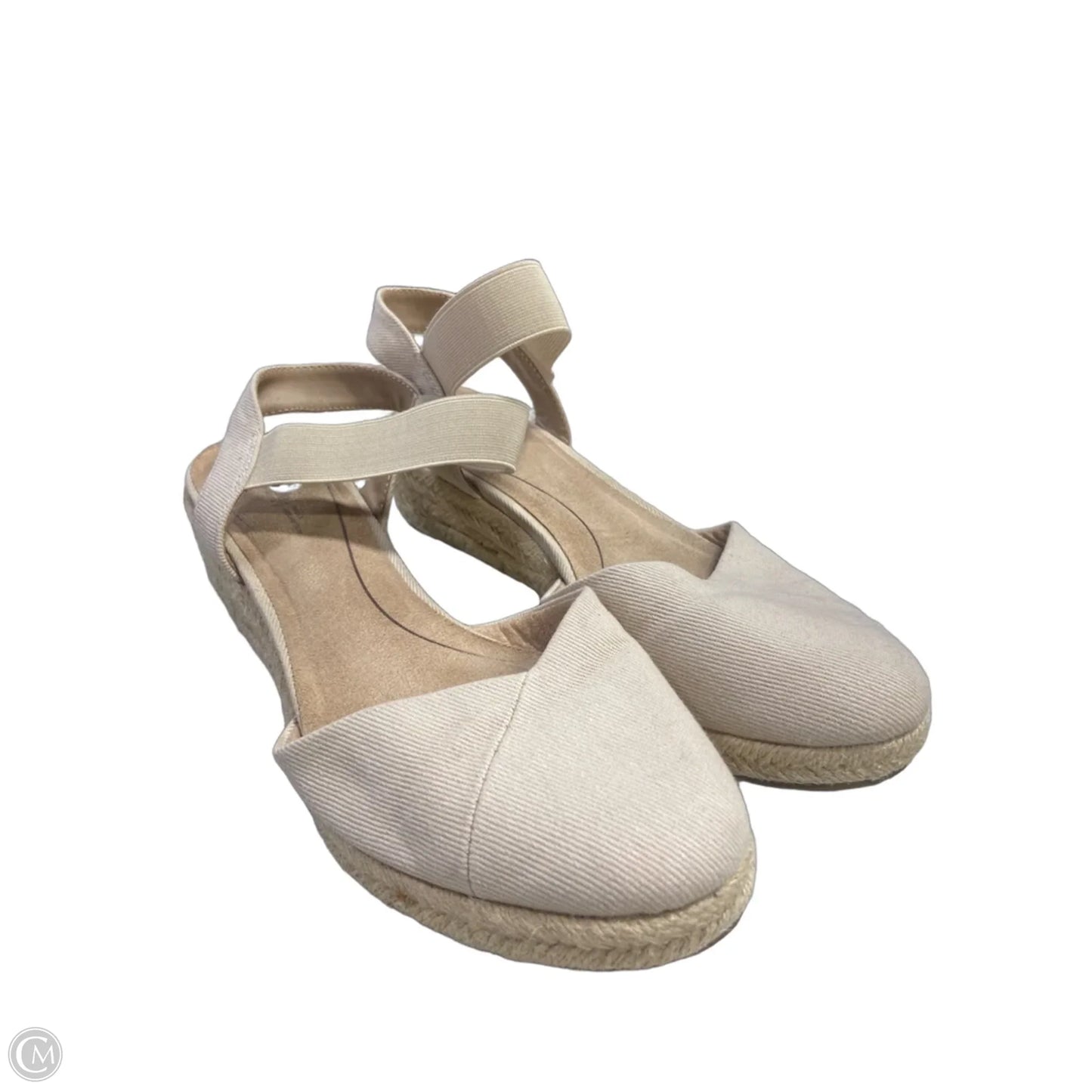 Sandals Heels Platform By Life Stride In Brown, Size: 8.5