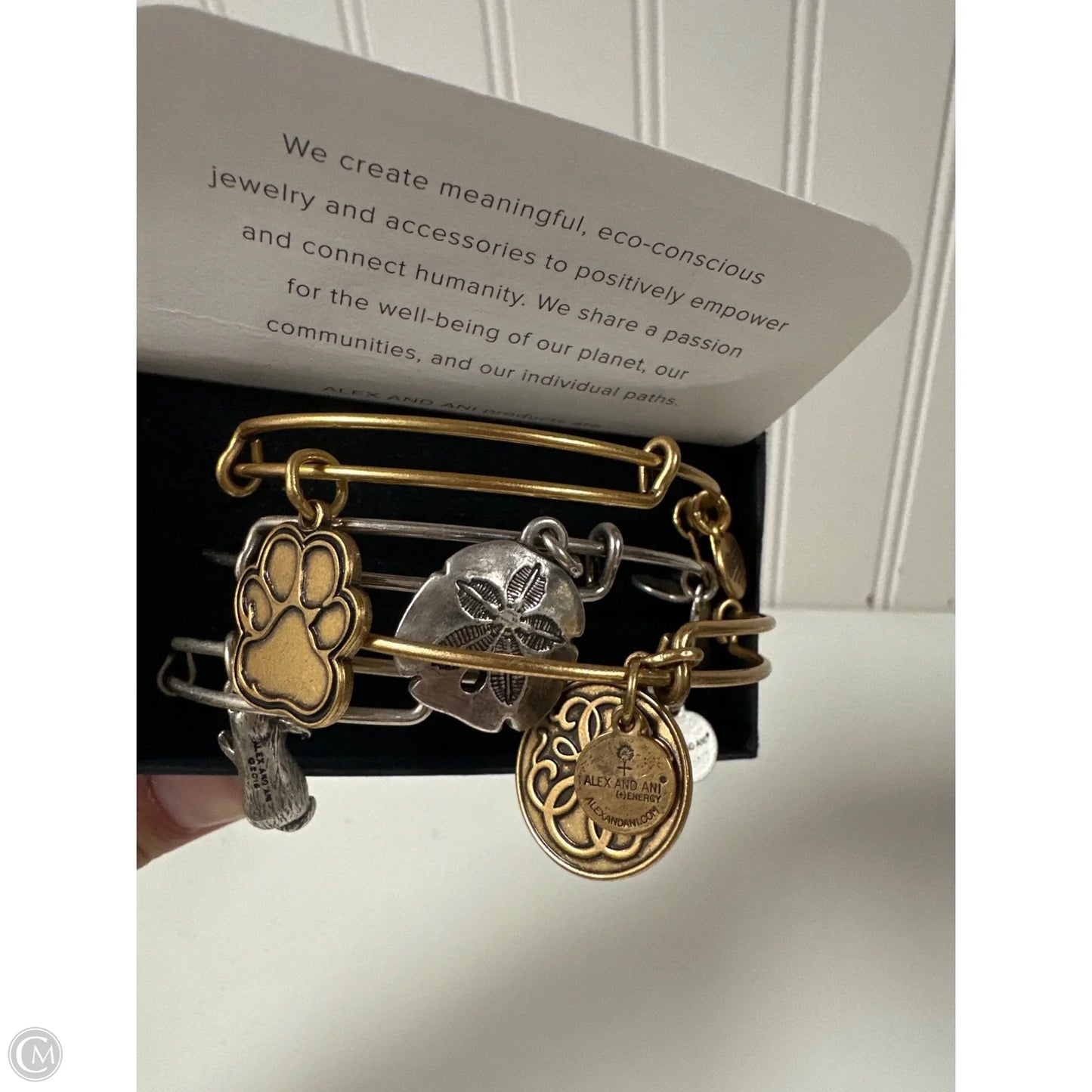 Bracelet Bangle By Alex And Ani, Size: 04 Piece Set