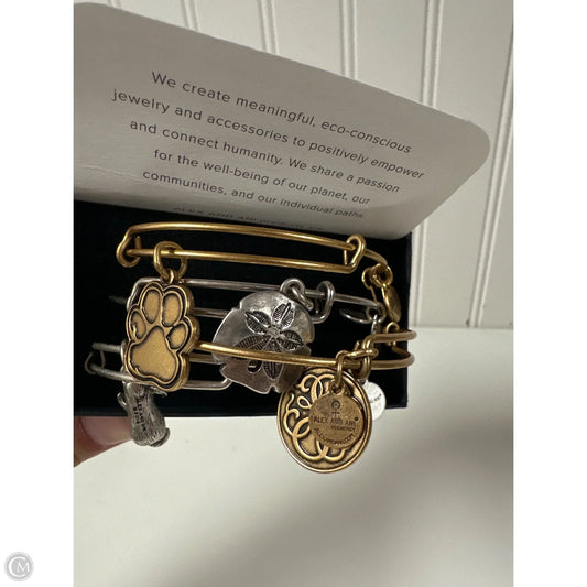 Bracelet Bangle By Alex And Ani, Size: 04 Piece Set