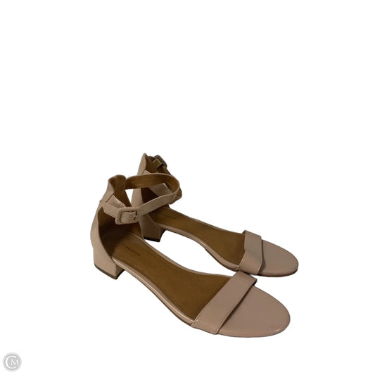 Sandals Heels Block By 14th And Union In Mauve, Size: 9