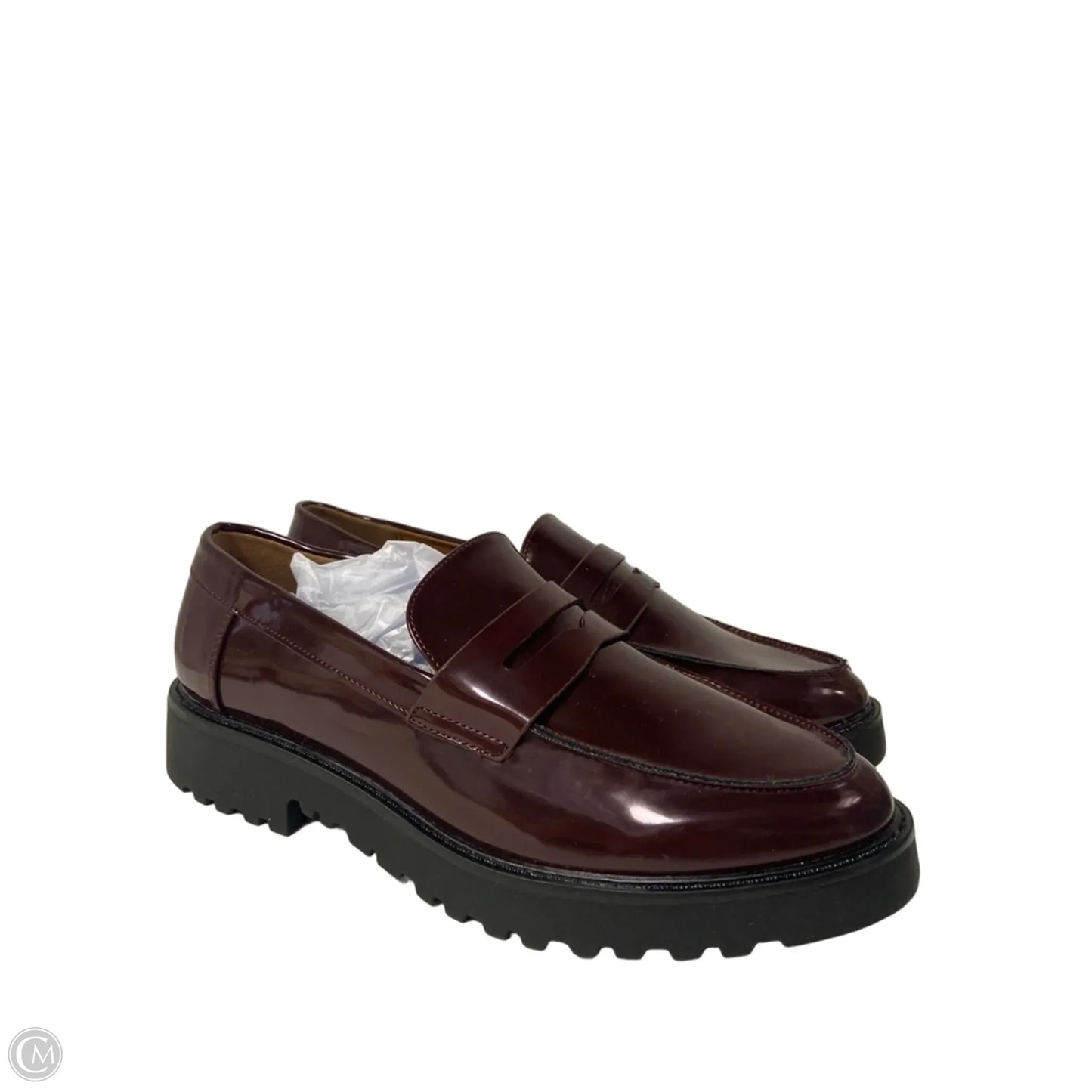 Shoes Heels Platform By Amore In Black & Red, Size: 9
