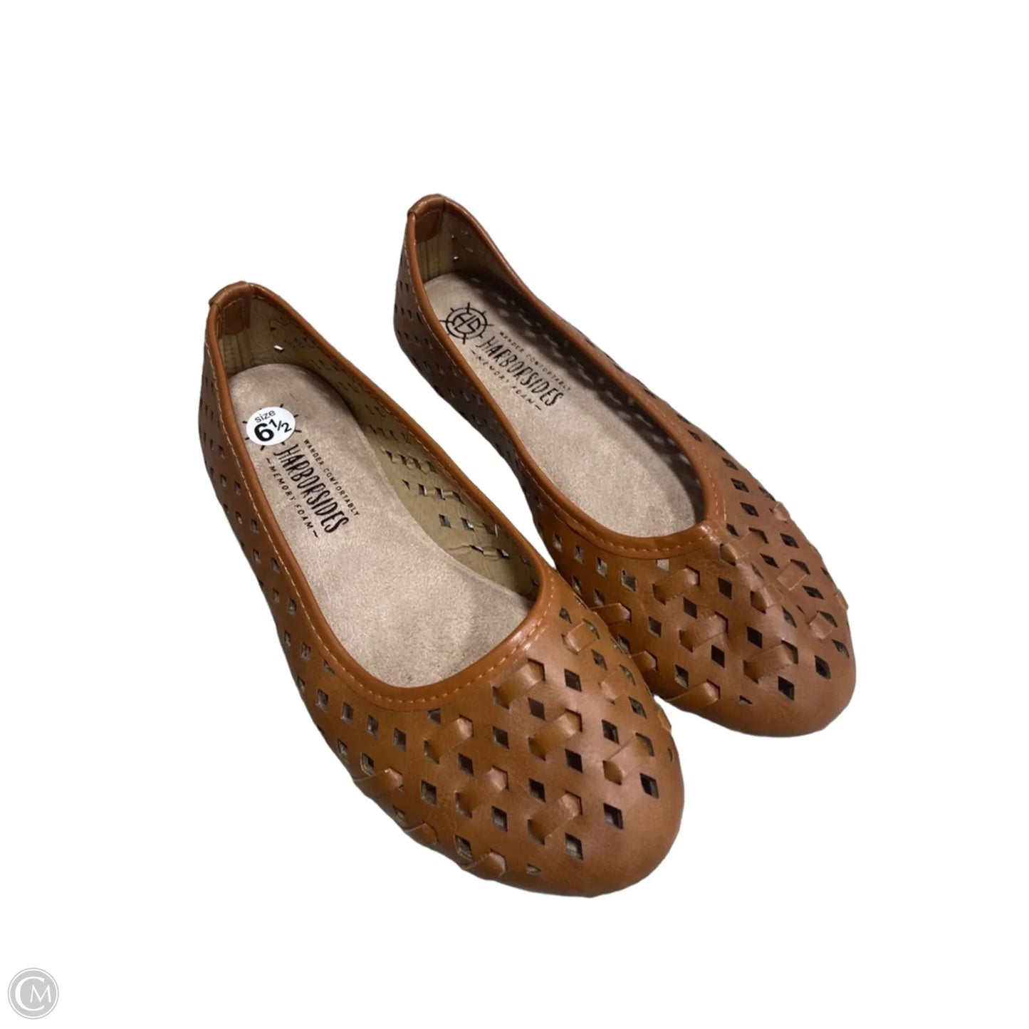 Shoes Flats By Clothes Mentor In Brown, Size: 6.5