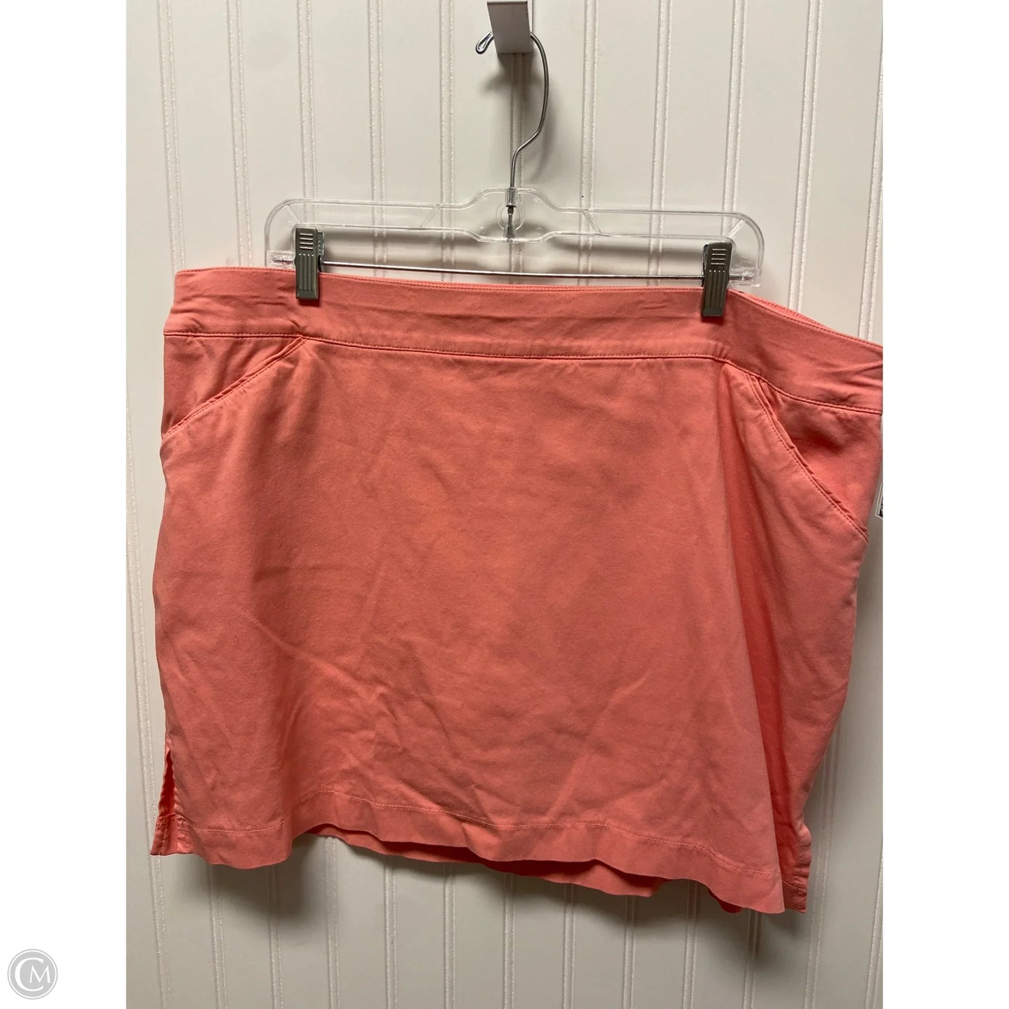 Athletic Skirt By Coral Bay In Coral, Size: 2x