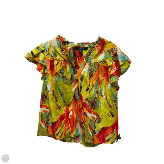 Top Short Sleeve By Marc New York In Multi-colored, Size: M