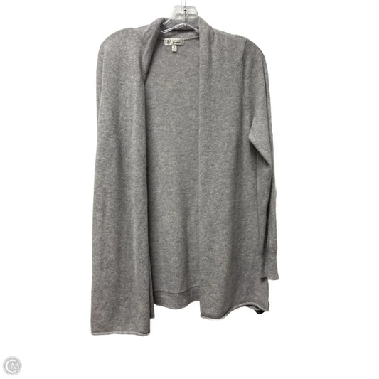Cardigan Designer By Neiman Marcus In Grey, Size: M