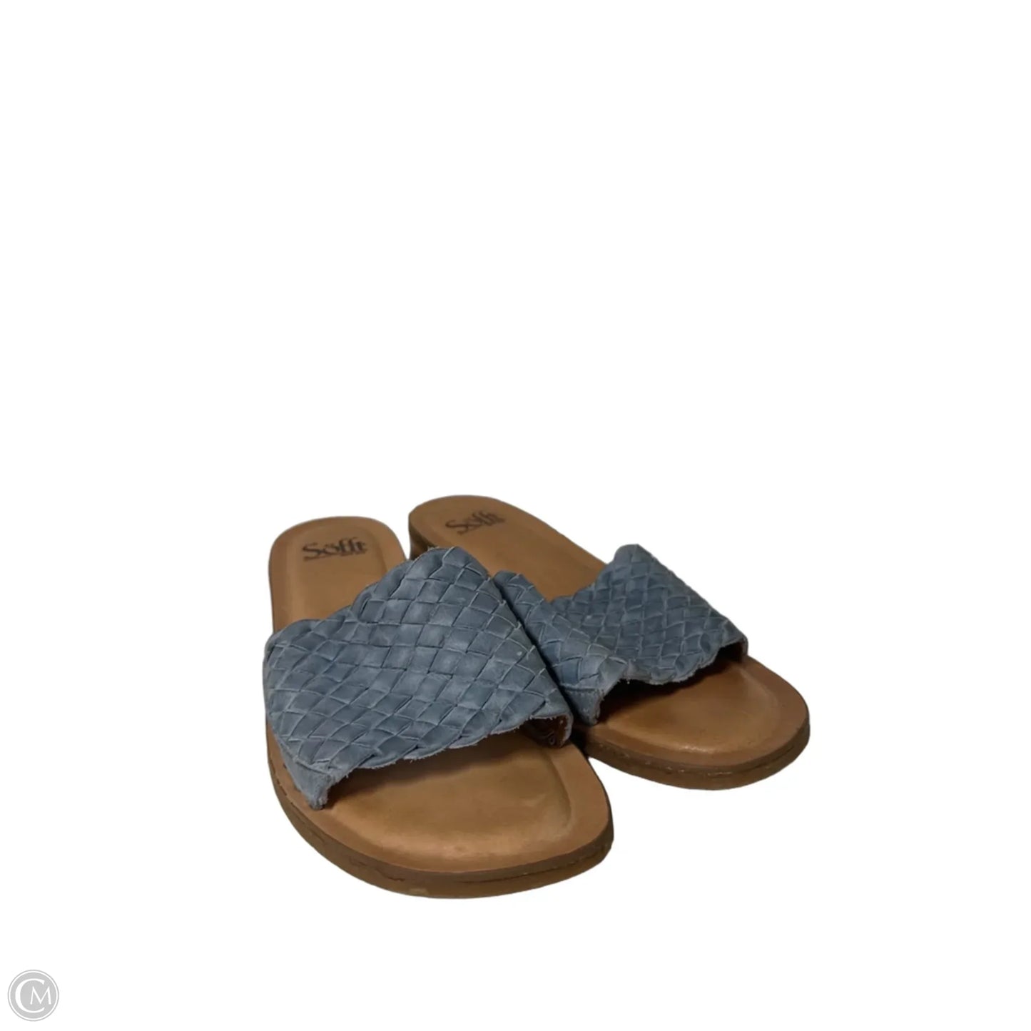 Sandals Flats By Sofft In Blue, Size: 9.5