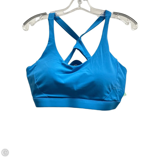 Athletic Bra By Clothes Mentor In Blue, Size: M