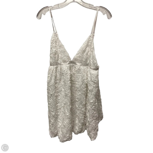 Dress Casual Midi By Anthropologie In White, Size: L