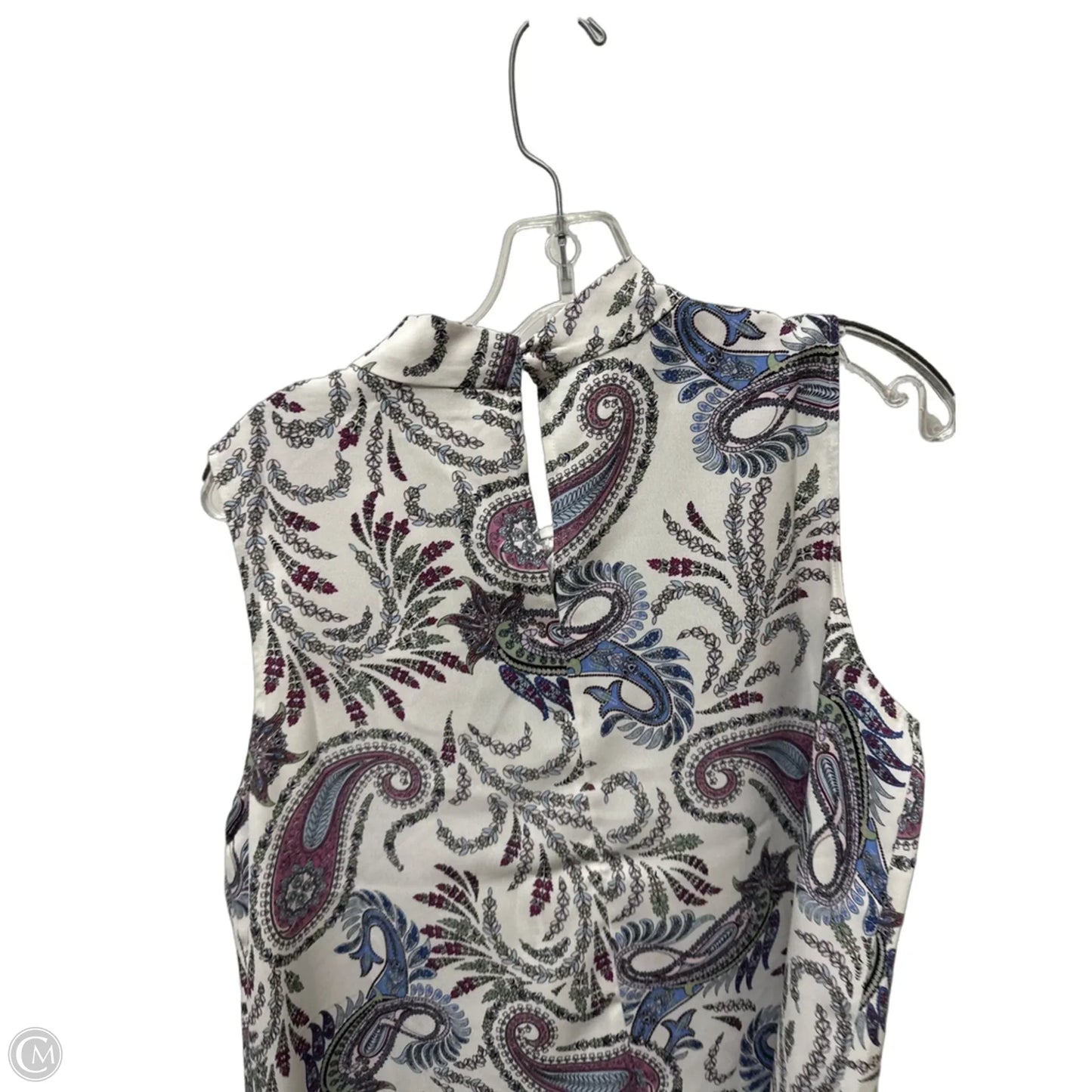Top Sleeveless By Loft In Purple, Size: M