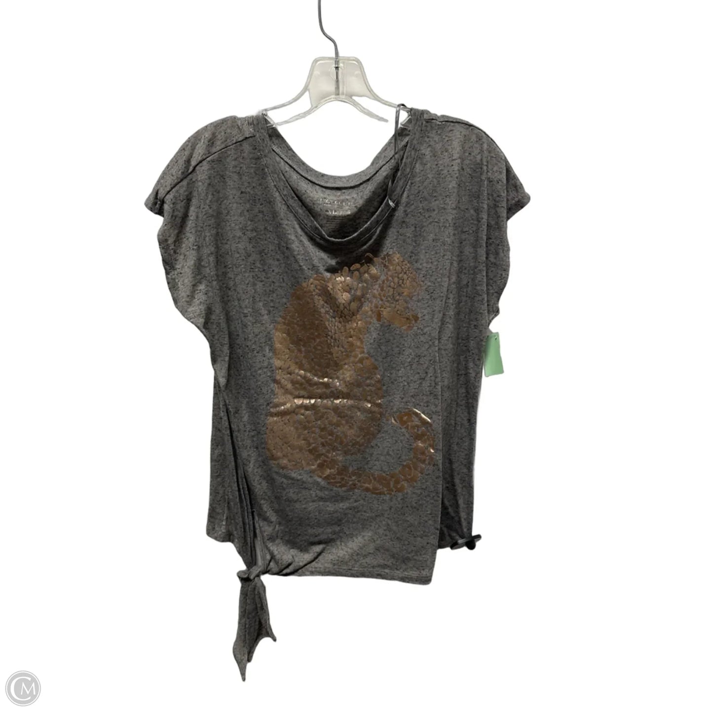 Top Short Sleeve By Juicy Couture In Grey, Size: Xl