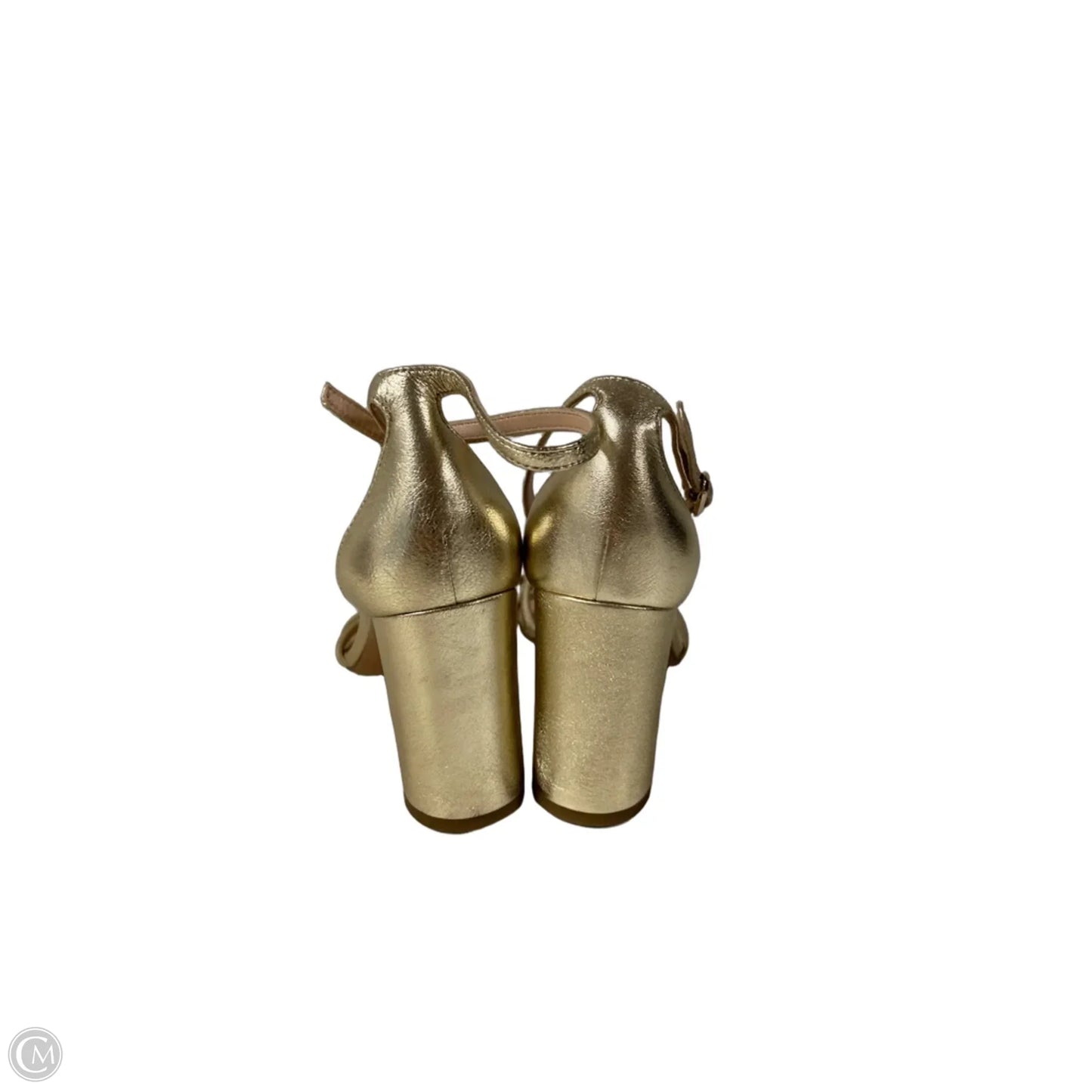 Sandals Designer By Kate Spade In Gold, Size: 6