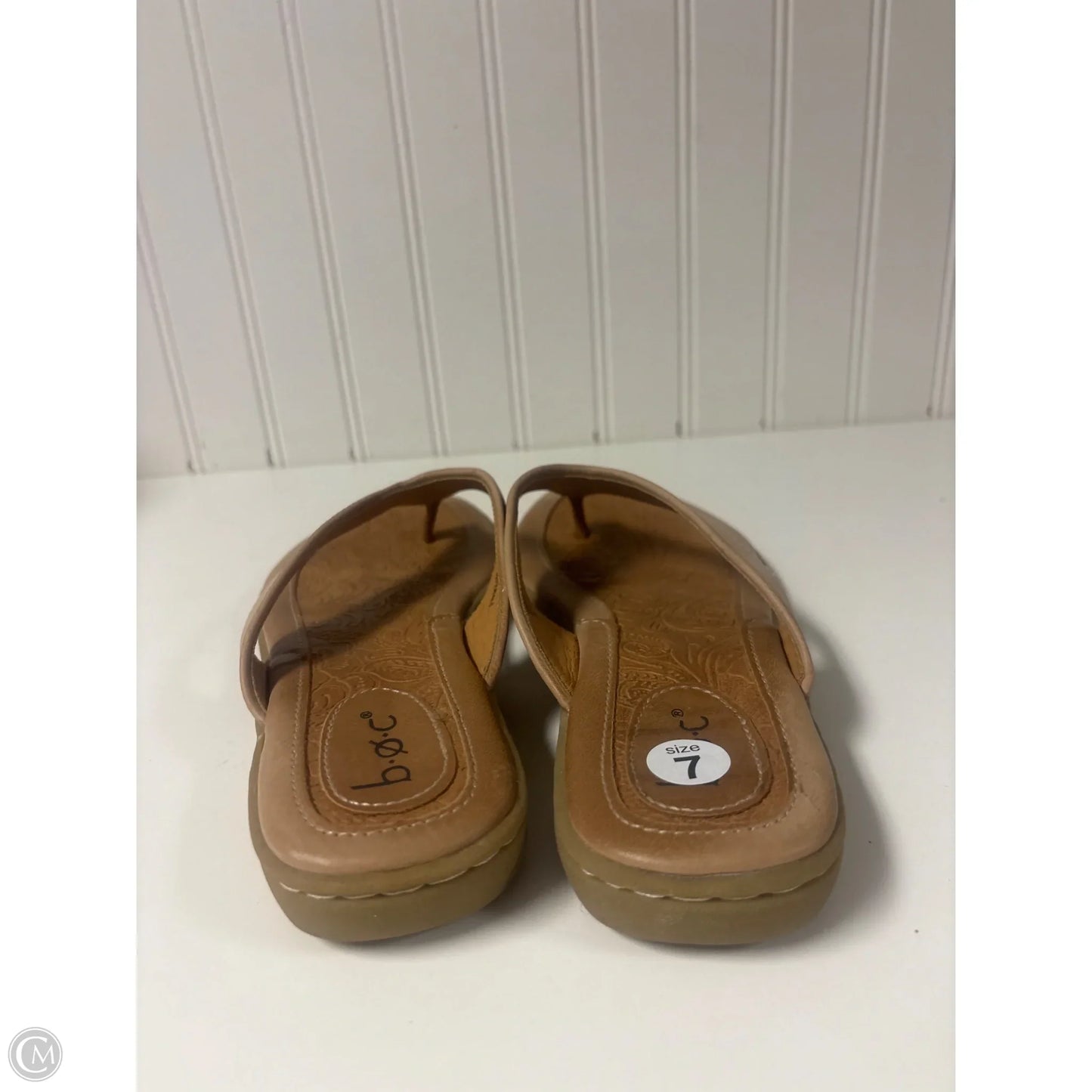 Sandals Flats By Boc In Beige, Size: 7