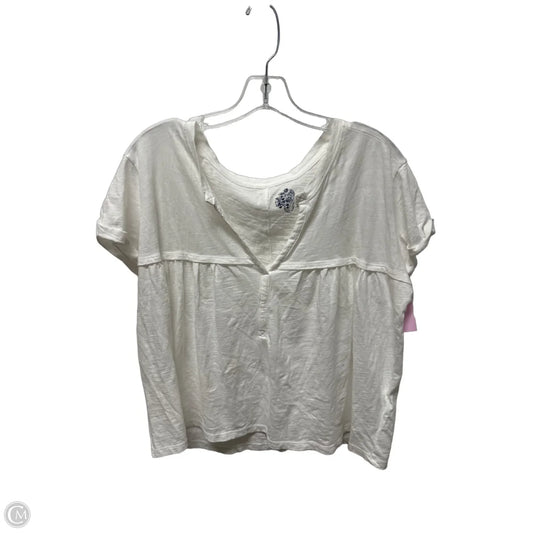 Top Short Sleeve By Pilcro In White, Size: M