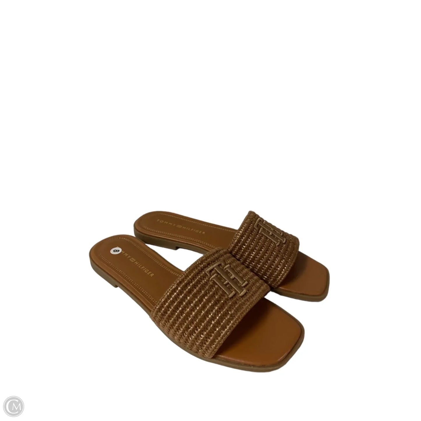 Sandals Flats By Tommy Hilfiger In Brown, Size: 8