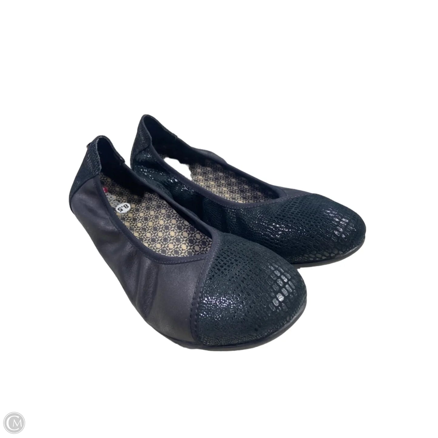 Shoes Flats By Clothes Mentor In Black, Size: 8.5