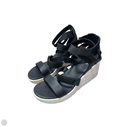 Sandals Heels Platform By Sorel In Black, Size: 7.5