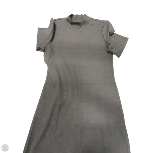 Dress Casual Midi By Lands End In Black, Size: M