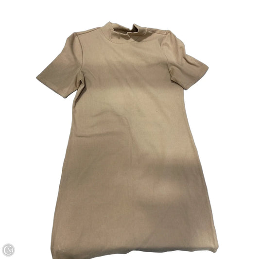Dress Casual Midi By Lands End In Tan, Size: M