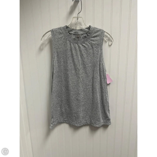 Athletic Top Short Sleeve By Calia In Grey, Size: Xs