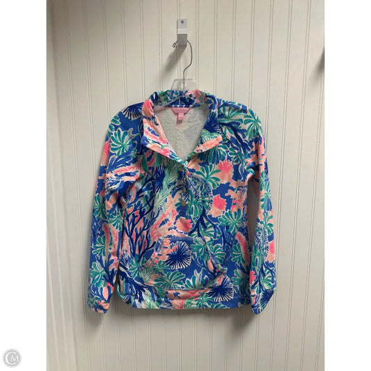 Sweatshirt Designer By Lilly Pulitzer In Blue & Green, Size: S