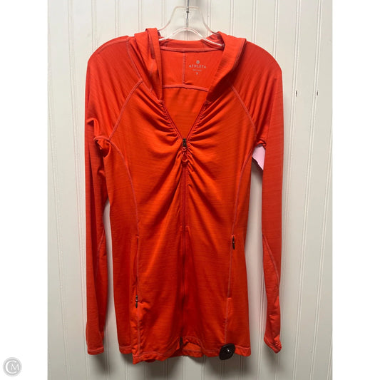 Athletic Jacket By Athleta In Orange, Size: S