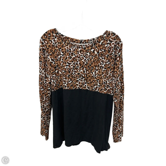 Top Long Sleeve Designer By Lilly Pulitzer In Animal Print, Size: L