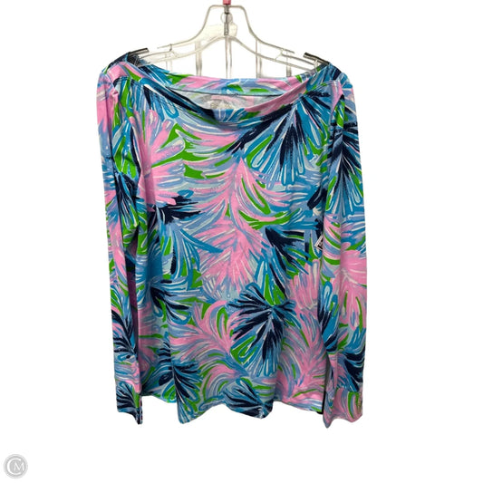 Top Long Sleeve Designer By Lilly Pulitzer In Multi-colored, Size: Xl