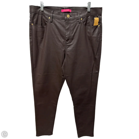 Pants Designer By Lilly Pulitzer In Brown, Size: 16