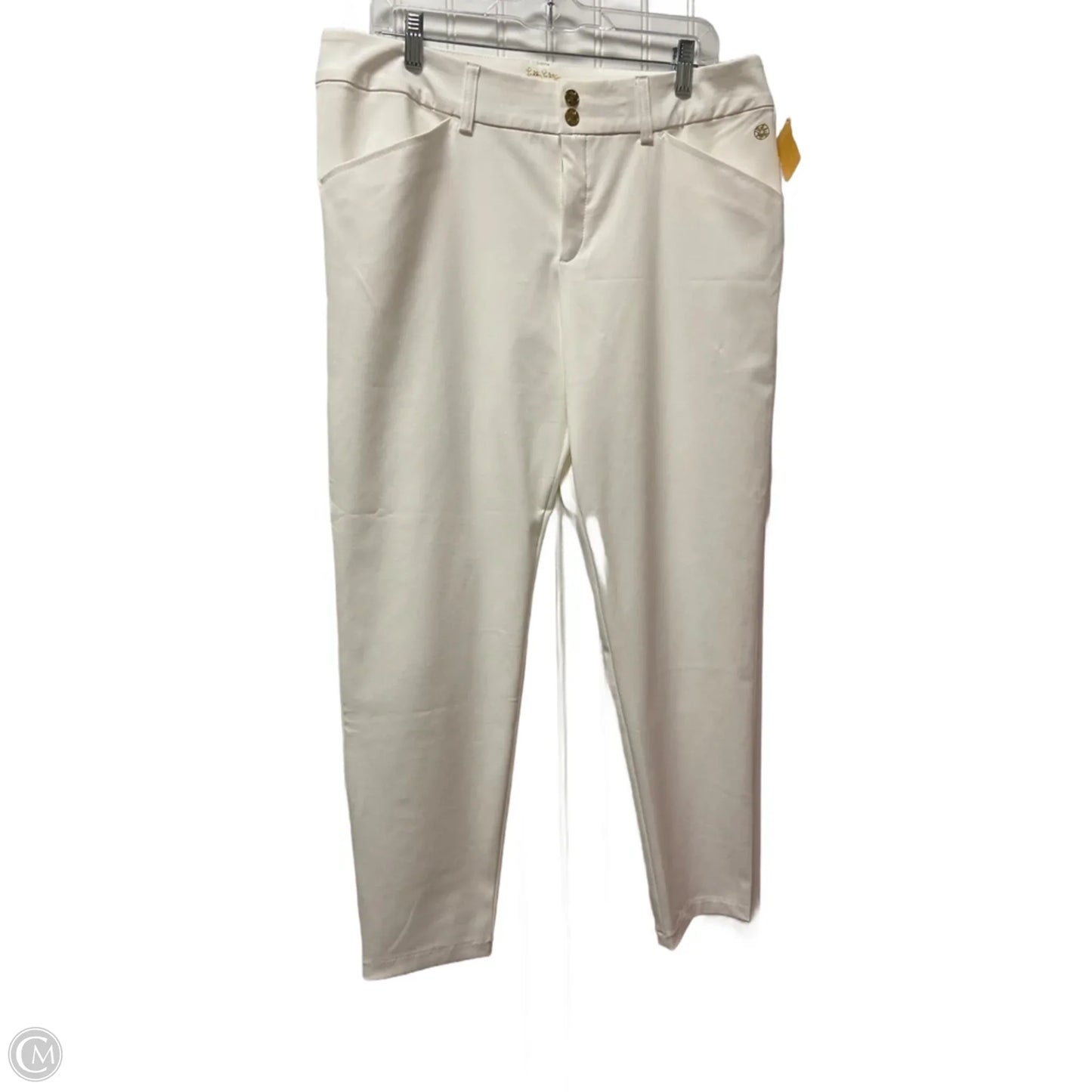 Pants Designer By Lilly Pulitzer In Cream, Size: 14