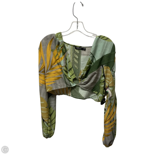 Top Long Sleeve By Nasty Gal In Multi-colored, Size: 8