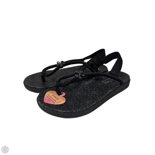 Sandals Flip Flops By Skechers In Black, Size: 7