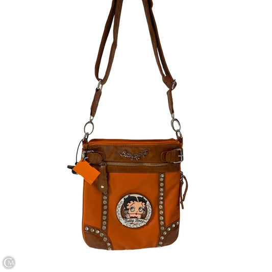 Handbag Leather By Clothes Mentor, Size: Medium