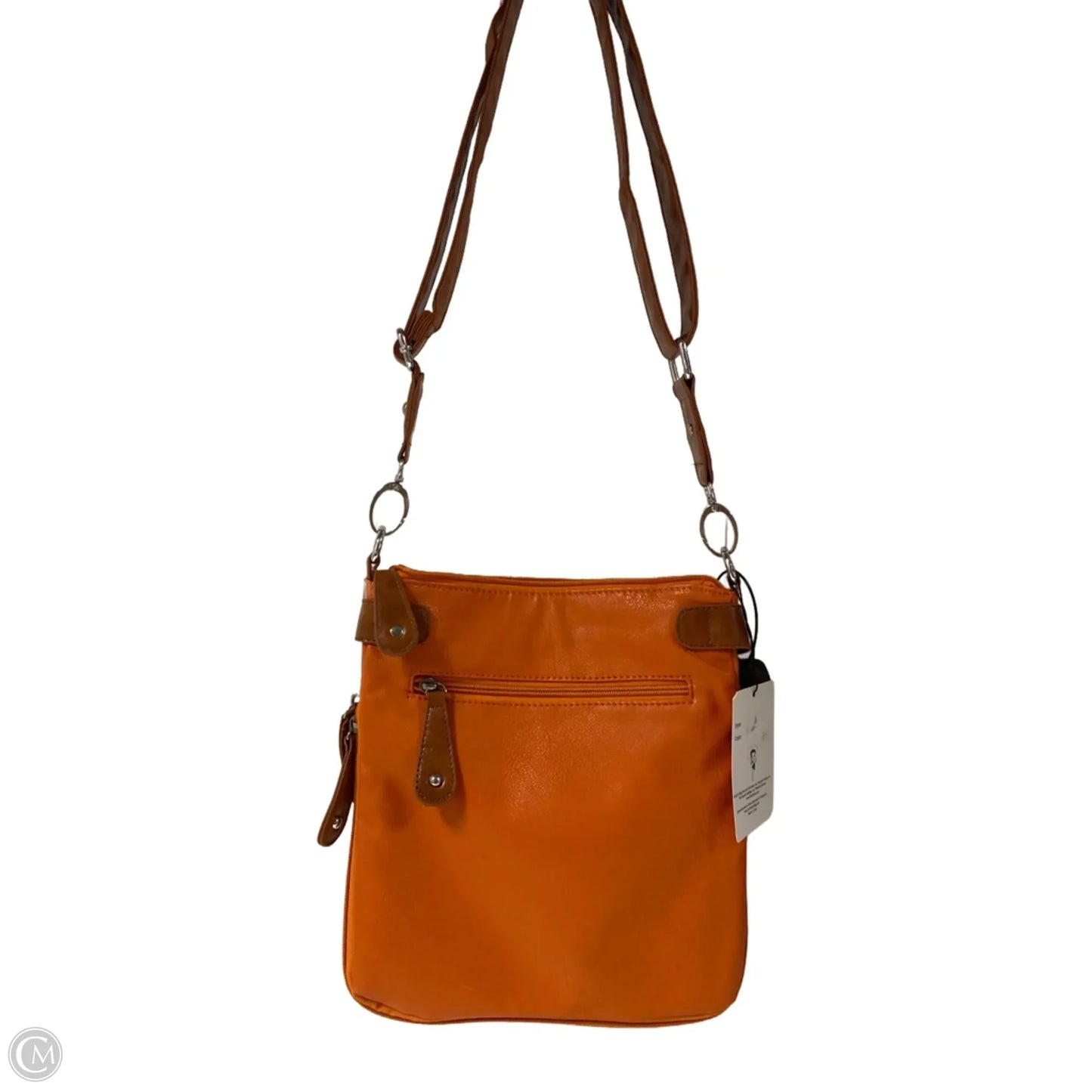 Handbag Leather By Clothes Mentor, Size: Medium