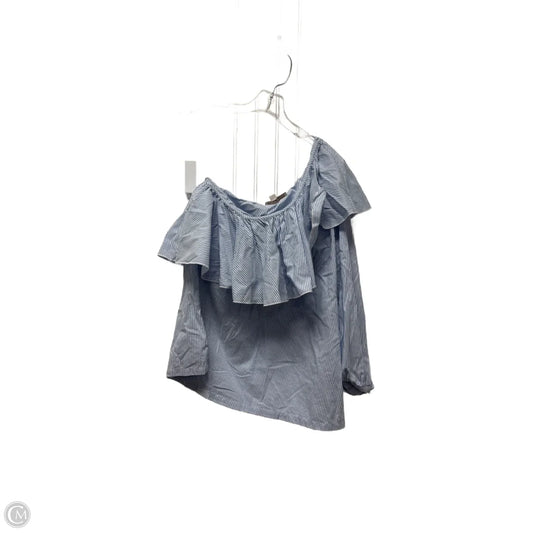Top Long Sleeve By Loft In Blue, Size: M