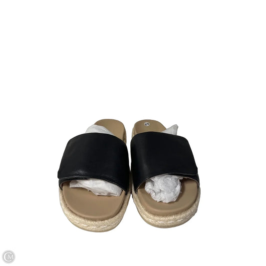 Sandals Heels Platform By Abeo In Black, Size: 8.5