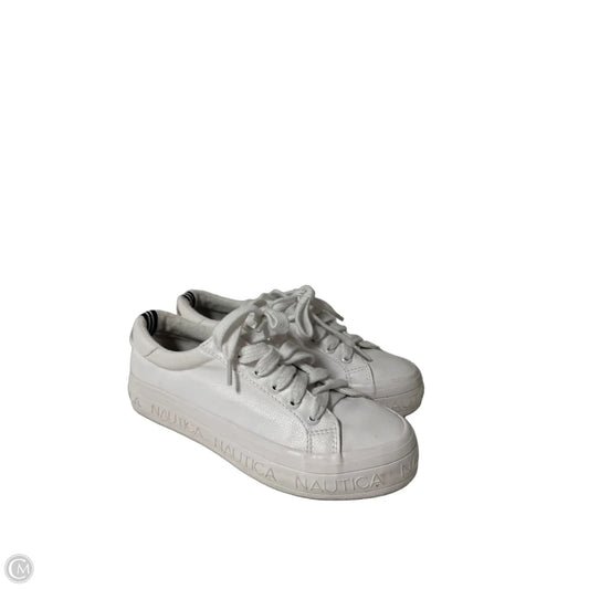 Shoes Sneakers By Nautica In White, Size: 6
