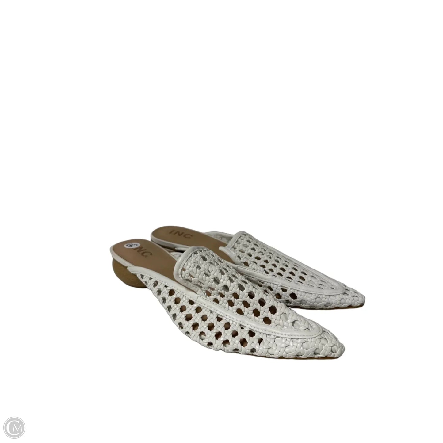 Shoes Flats By Inc In White, Size: 9.5