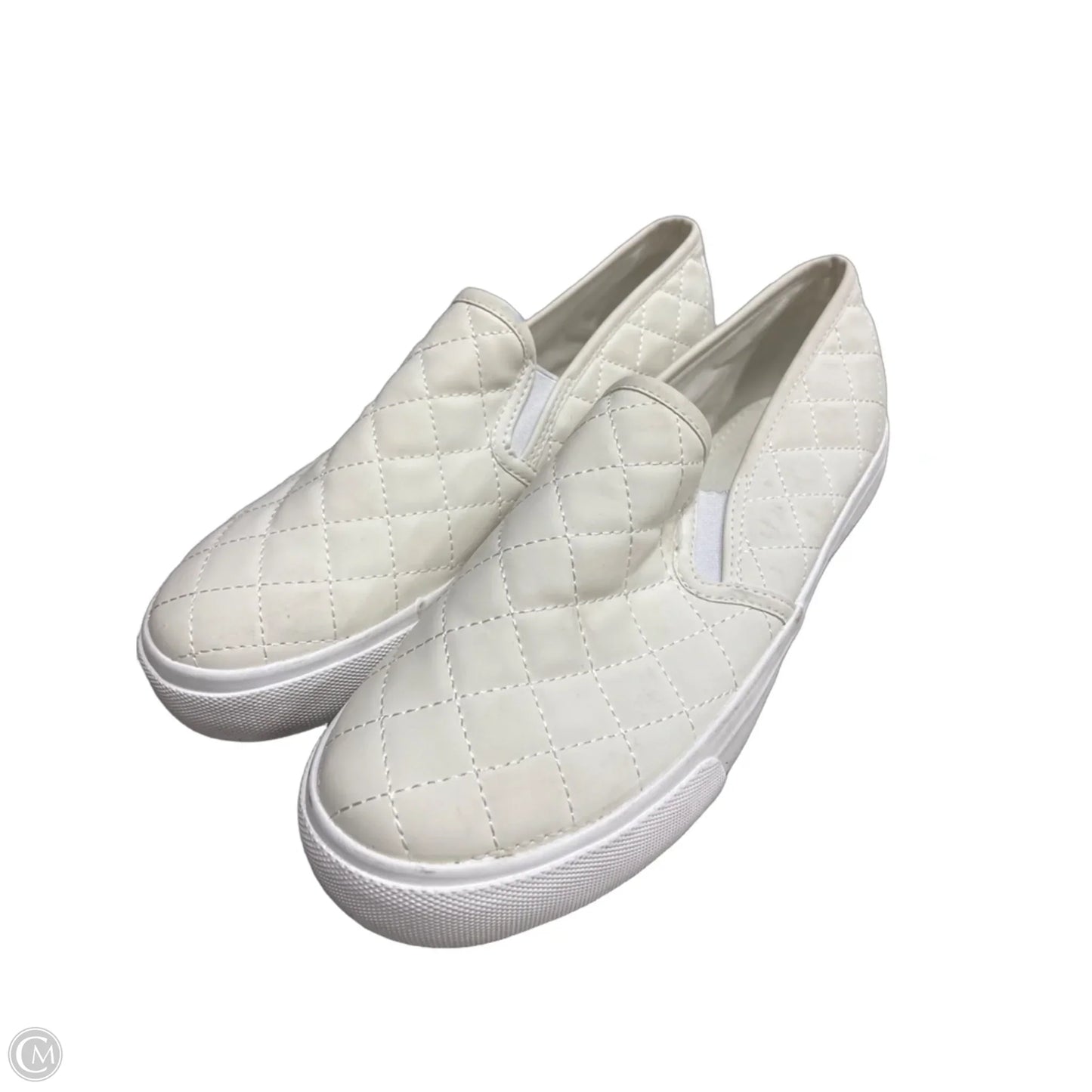 Shoes Flats By Clothes Mentor In Cream, Size: 10