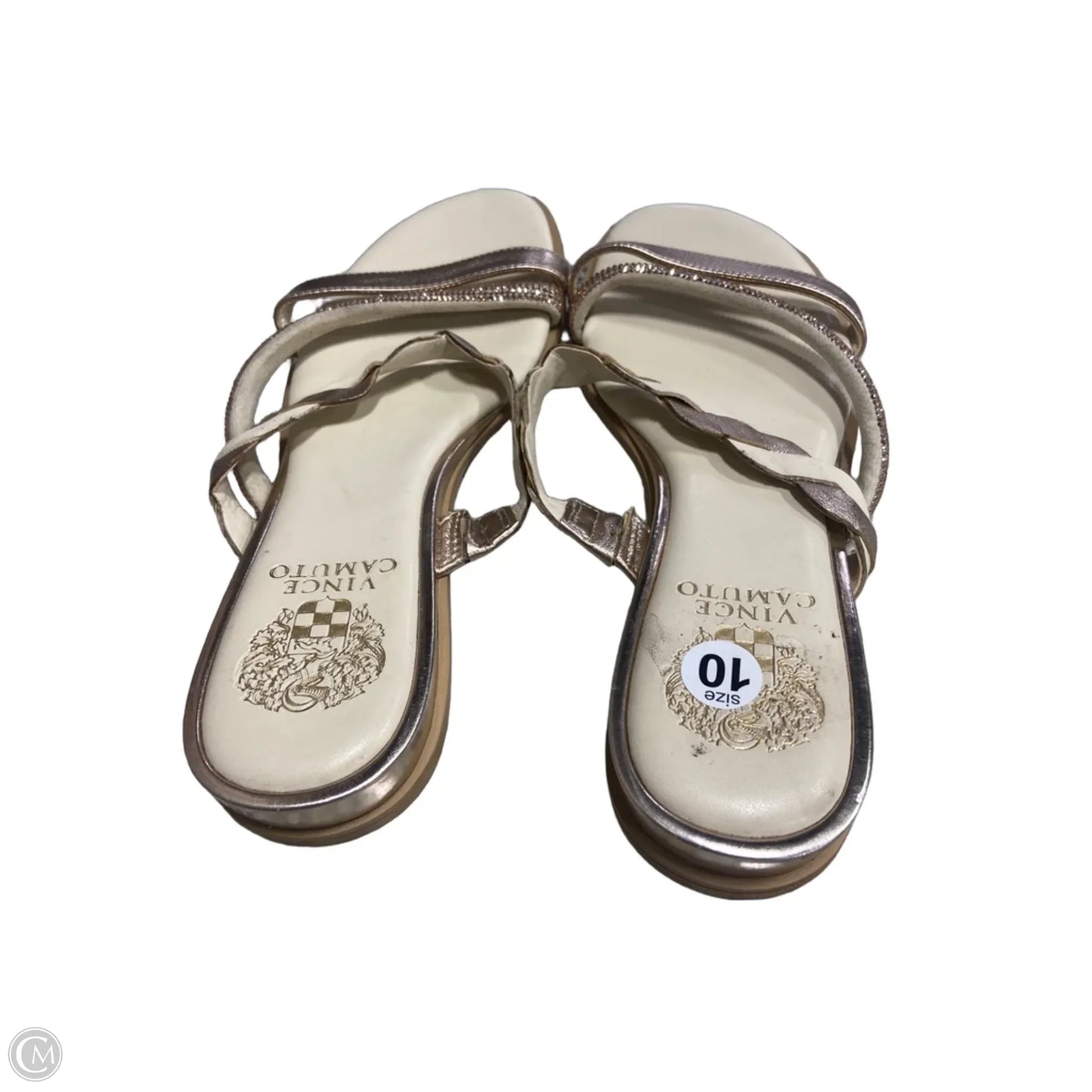 Sandals Flats By Vince Camuto In Cream, Size: 10