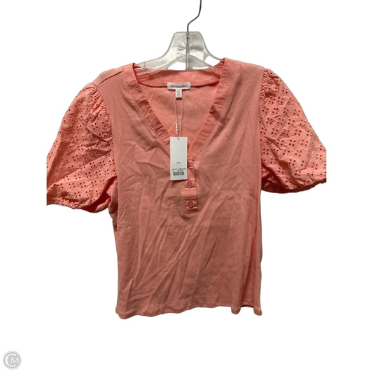 Top Short Sleeve By Adyson Parker In Pink, Size: L