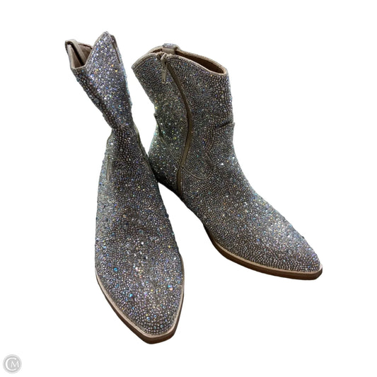 Boots Western By Madden Girl In Silver, Size: 8.5