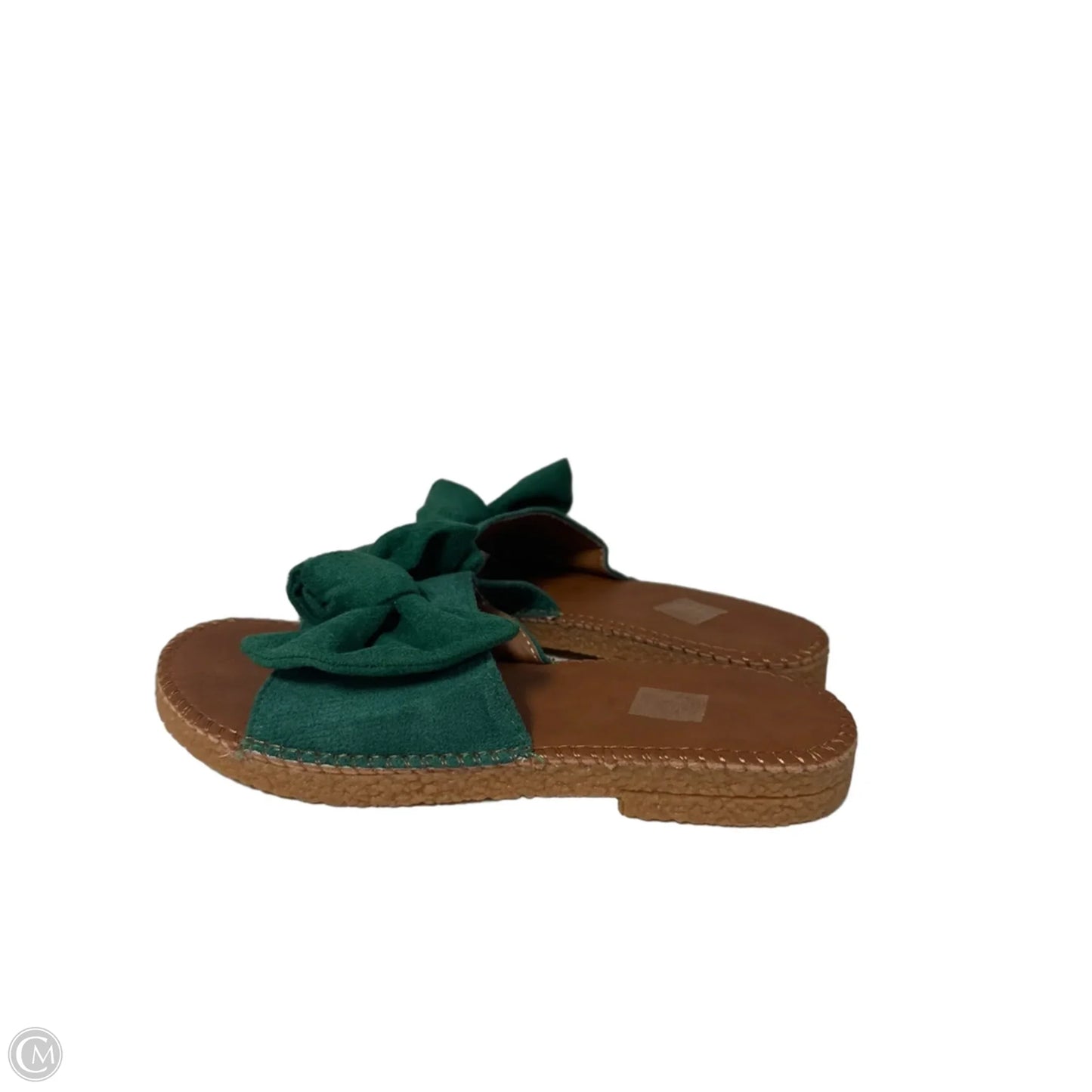 Sandals Flats By Clothes Mentor In Green, Size: 6