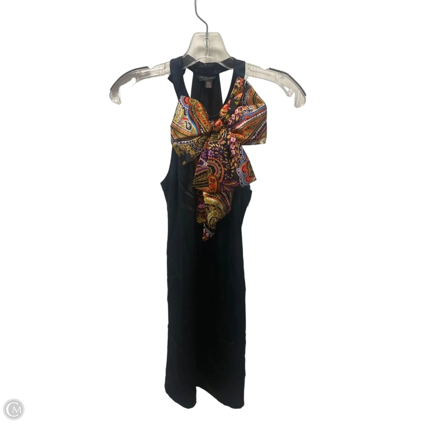 Dress Casual Midi By Ted Baker In Black, Size: Xs