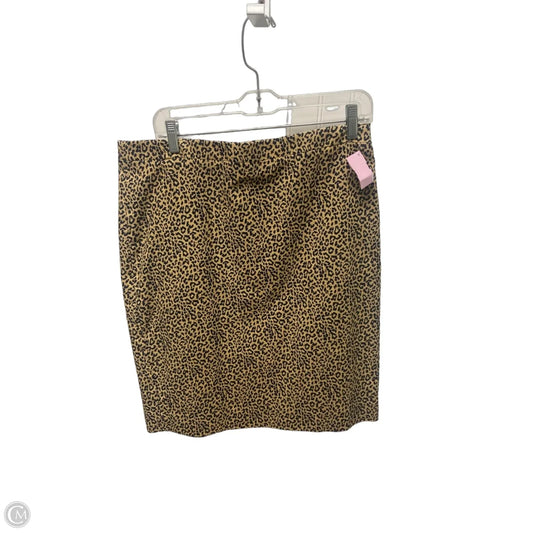 Skirt Midi By J. Crew In Animal Print, Size: 10