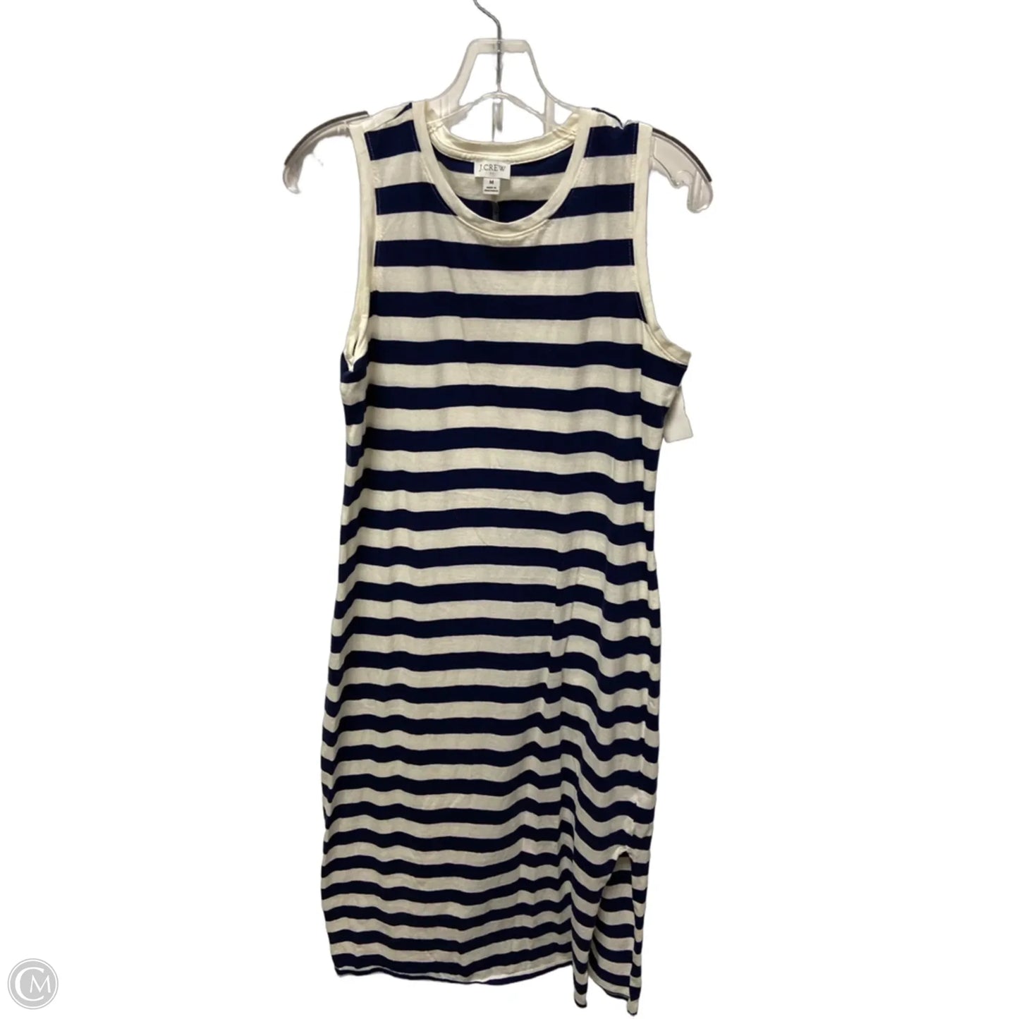 Dress Casual Midi By J. Crew In Blue, Size: M