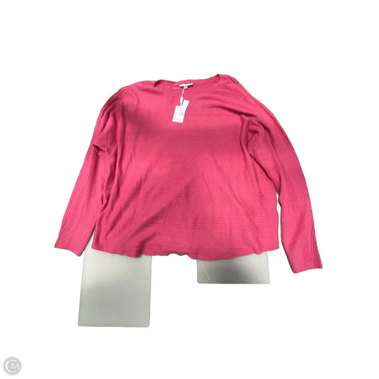 Top Long Sleeve By Vila Milano In Pink, Size: Xl