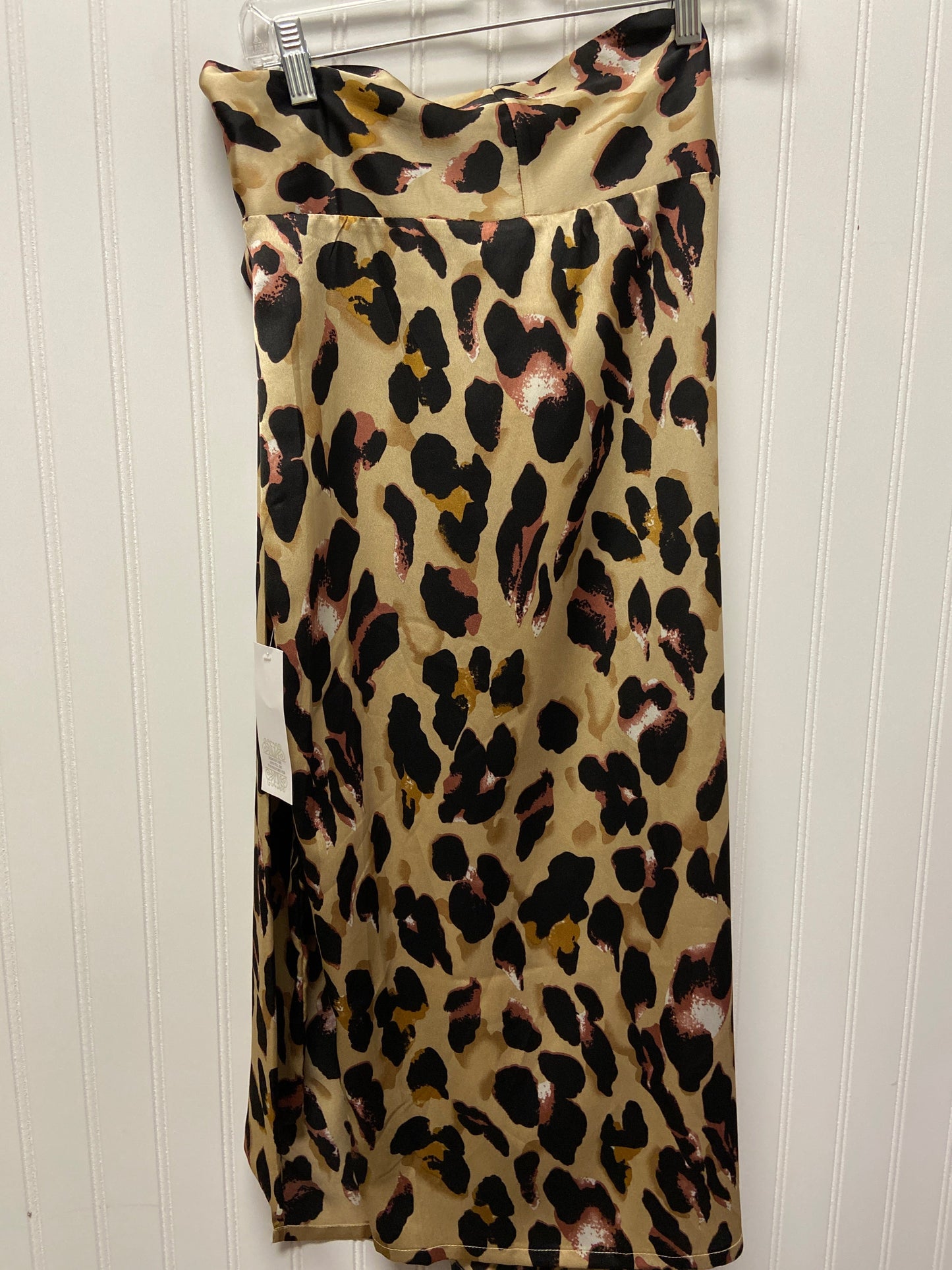 Animal Print Skirt Maxi Cmc, Size 2