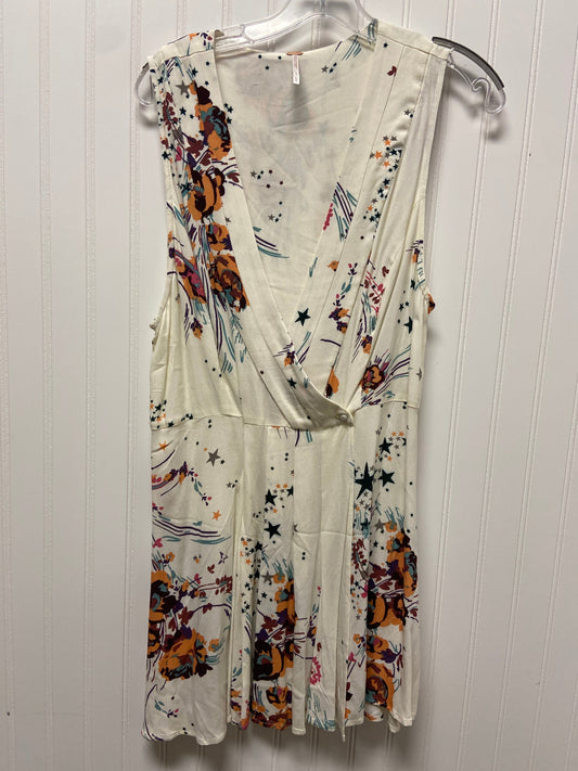 White Dress Casual Short Free People, Size L