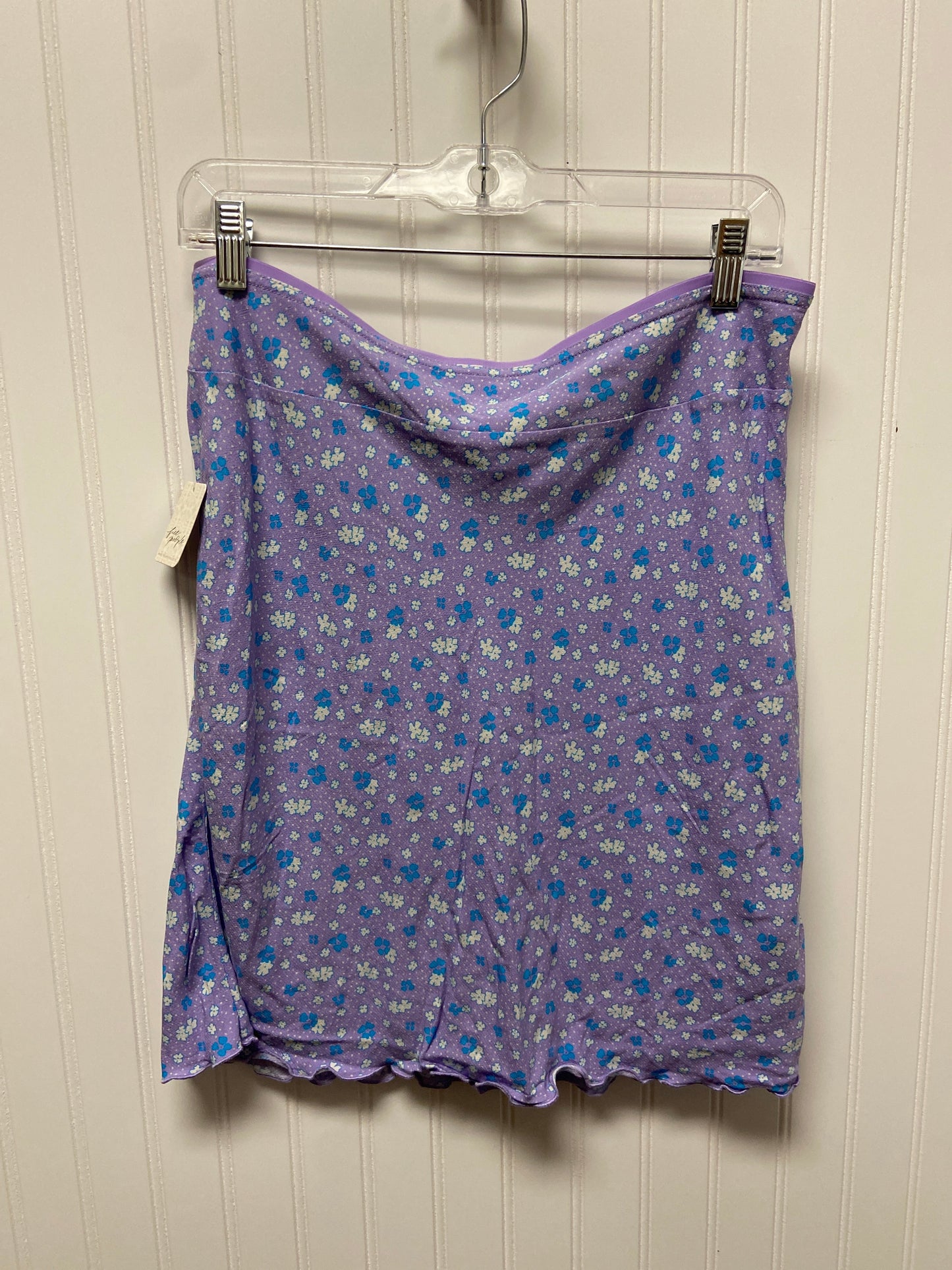 Purple Skirt Mini & Short Free People, Size 8